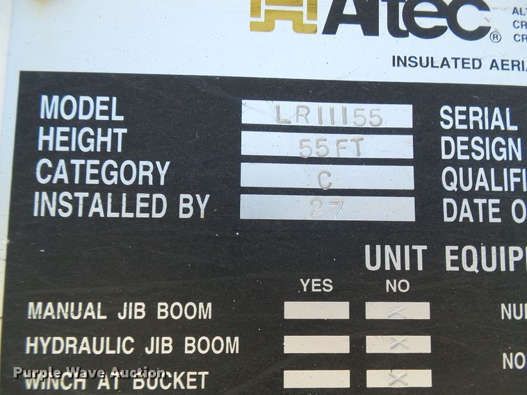 image for item DG5740 1996 GMC TopKick C6500  forestry bucket truck