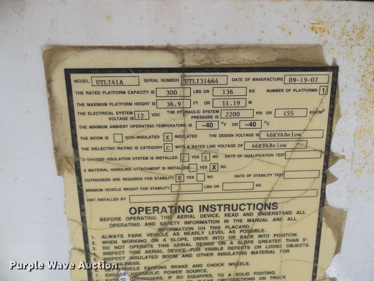 image for item DG5741 2008 Ford F550 Super Duty  bucket truck