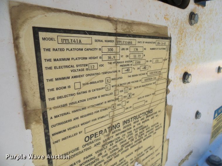 image for item DG5741 2008 Ford F550 Super Duty  bucket truck