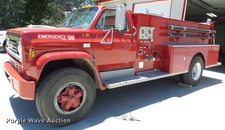 image for item DG5745 1986 Chevrolet C70  pumper fire truck