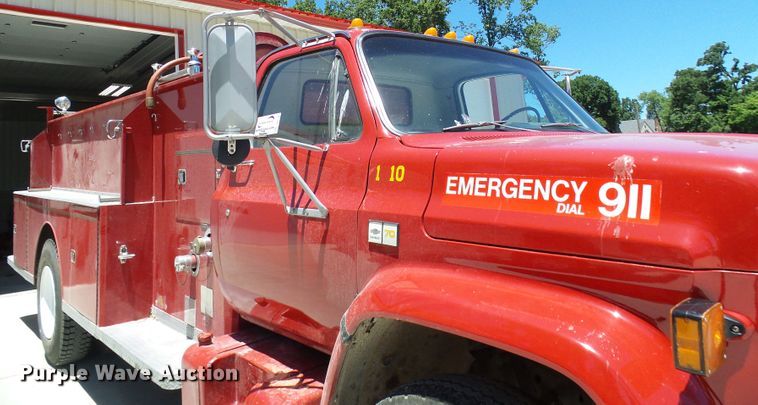 image for item DG5745 1986 Chevrolet C70  pumper fire truck