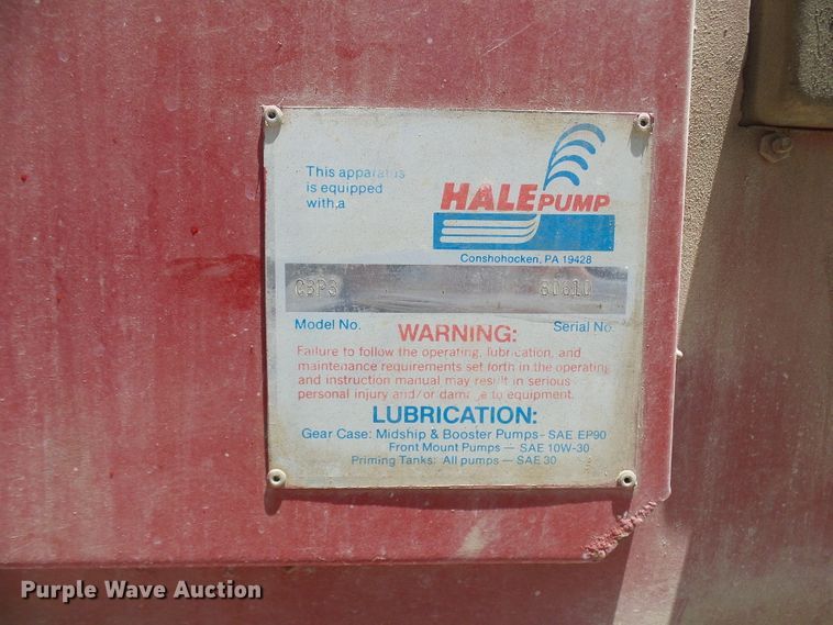 image for item DG5745 1986 Chevrolet C70  pumper fire truck