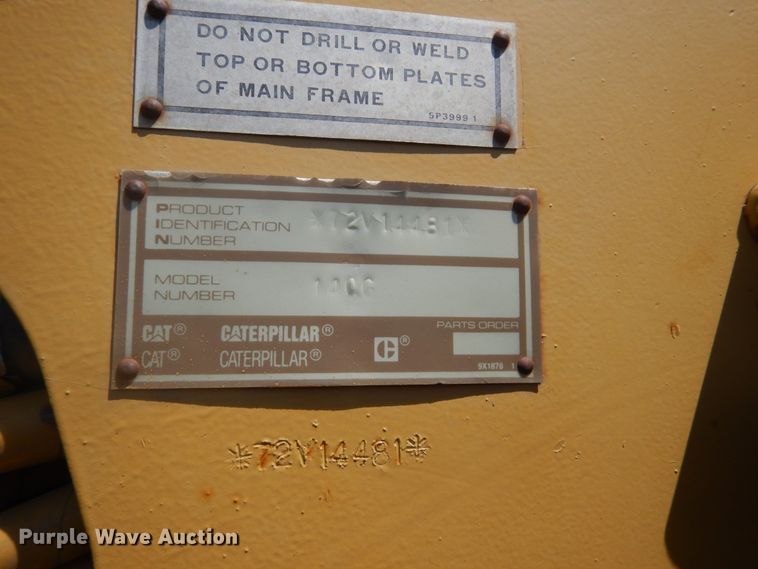 image for item GA9057 1991 Caterpillar 140G  motor grader