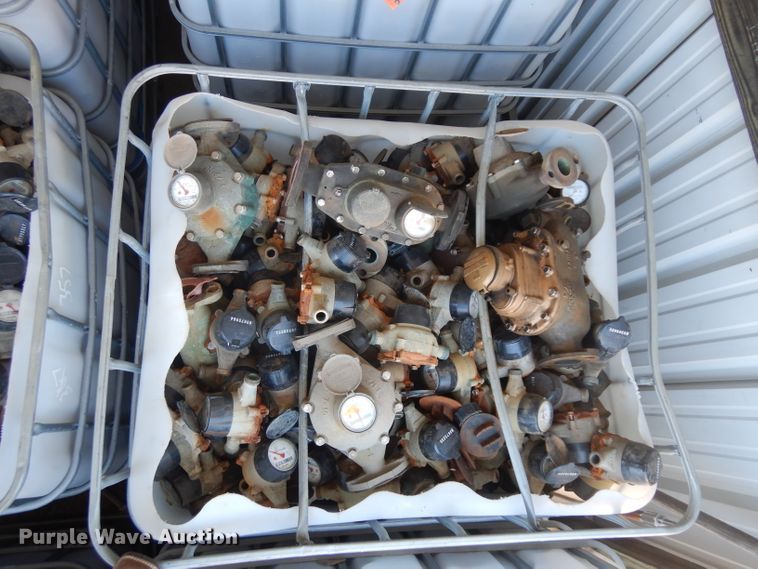 image for item GO9863 (12) totes of water meters