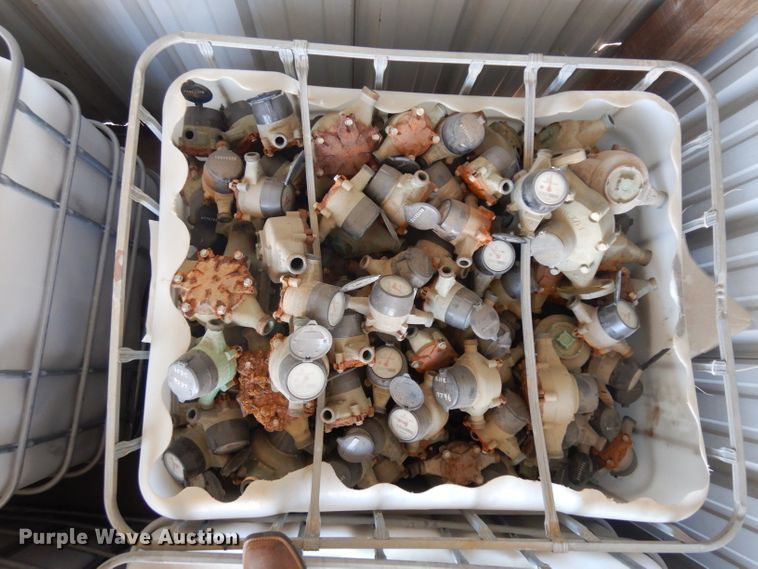 image for item GO9863 (12) totes of water meters