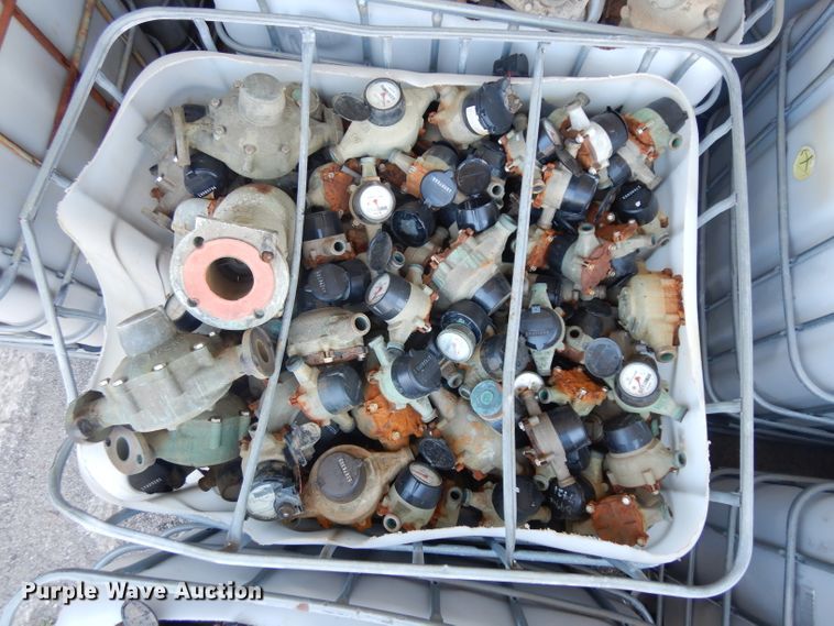 image for item GO9864 (11) totes of water meters