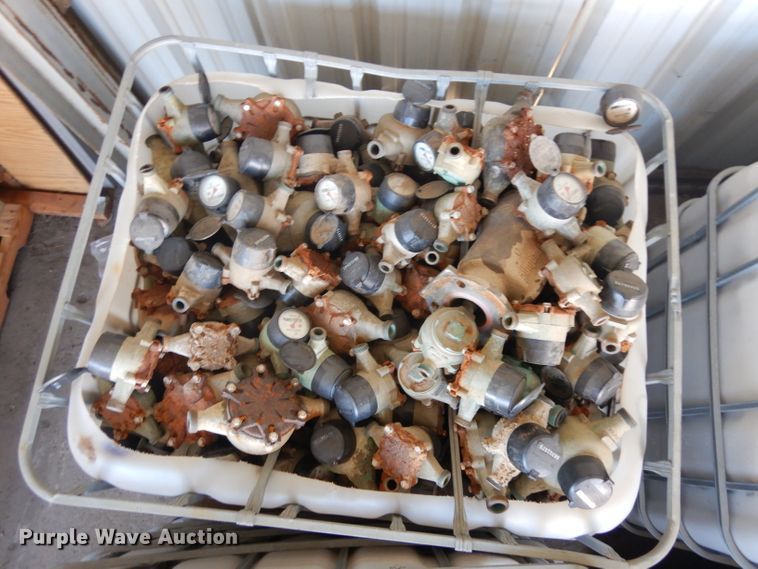 image for item GO9864 (11) totes of water meters