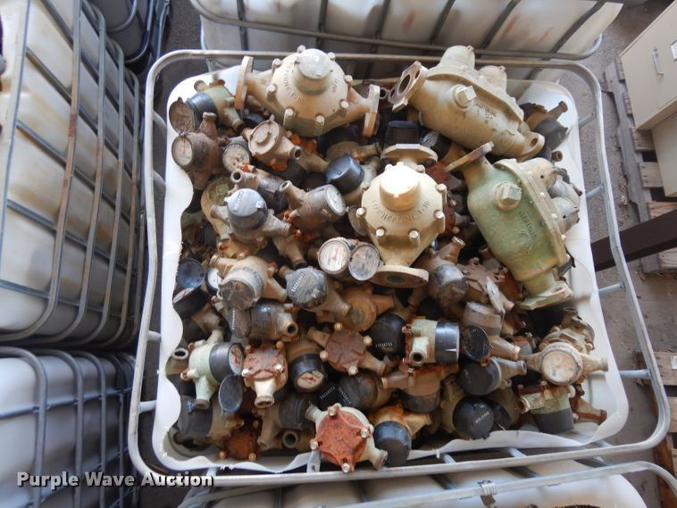 image for item GO9864 (11) totes of water meters