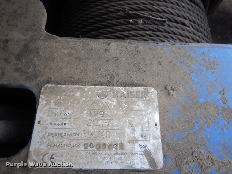 image for item GO9936 Kaiser S2-4  rubber tire excavator