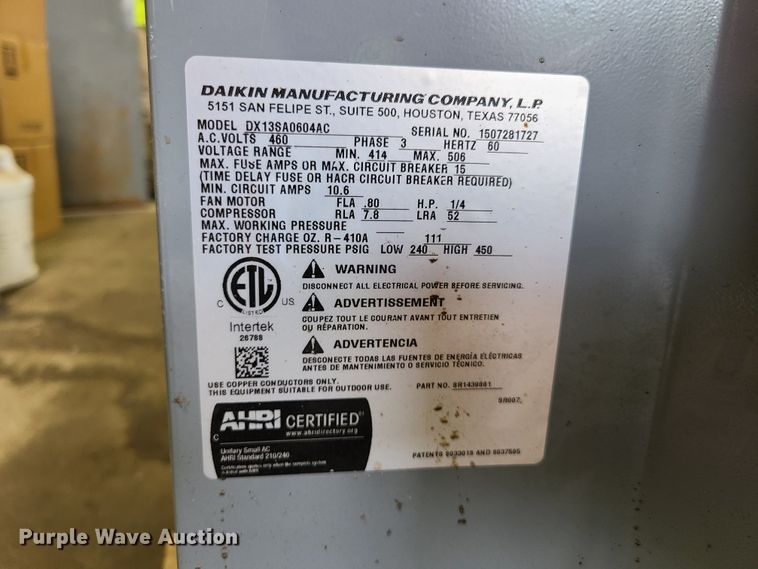 image for item GT9035 AC unit