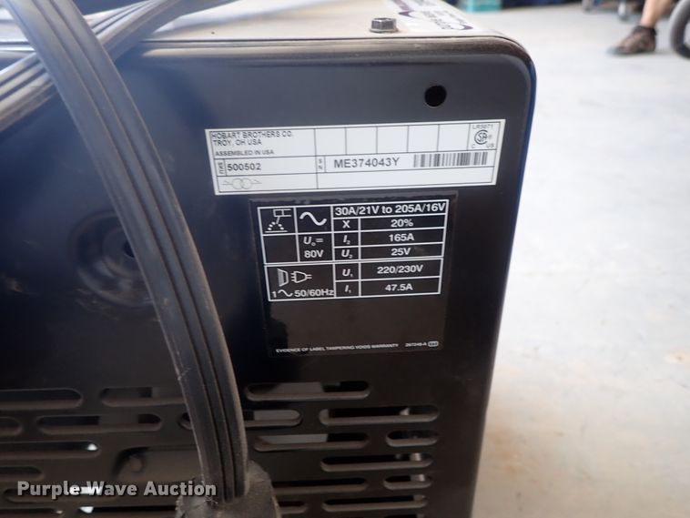 image for item GW9448 Hobart Stickmate 205 AC stick welder