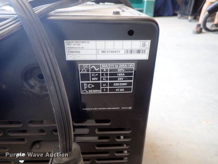 image for item GW9448 Hobart Stickmate 205 AC stick welder