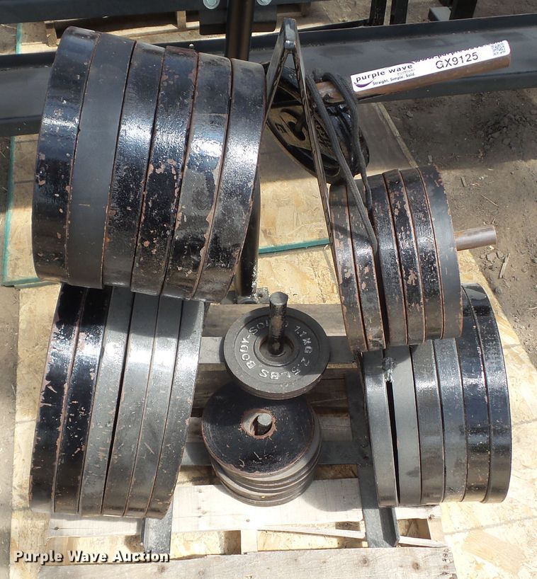 image for item GX9125 Barbell weights