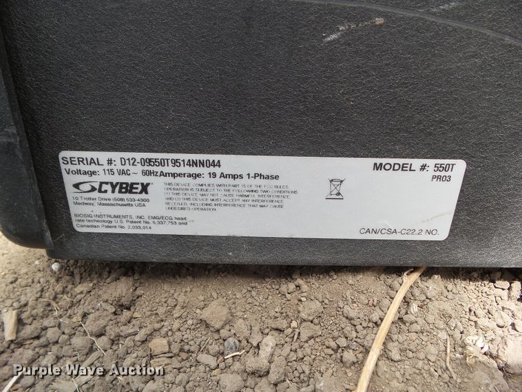 image for item GX9129 Cybex 550T Pro 3 treadmill