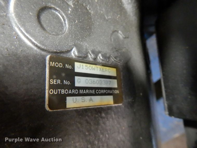 image for item HG9023 Johnson J150WTXERC V6 outboard motor