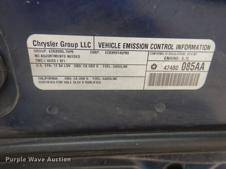 image for item HG9077 2014 Dodge Charger Police