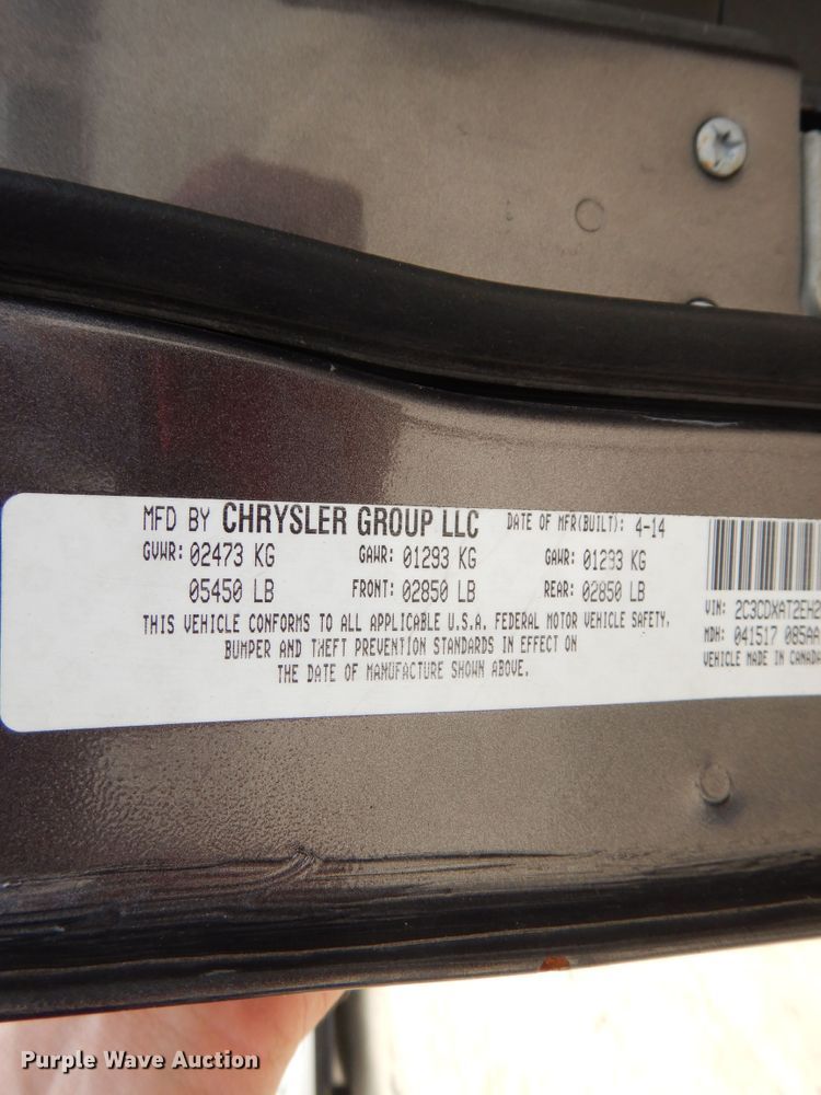 image for item HG9079 2014 Dodge Charger Police