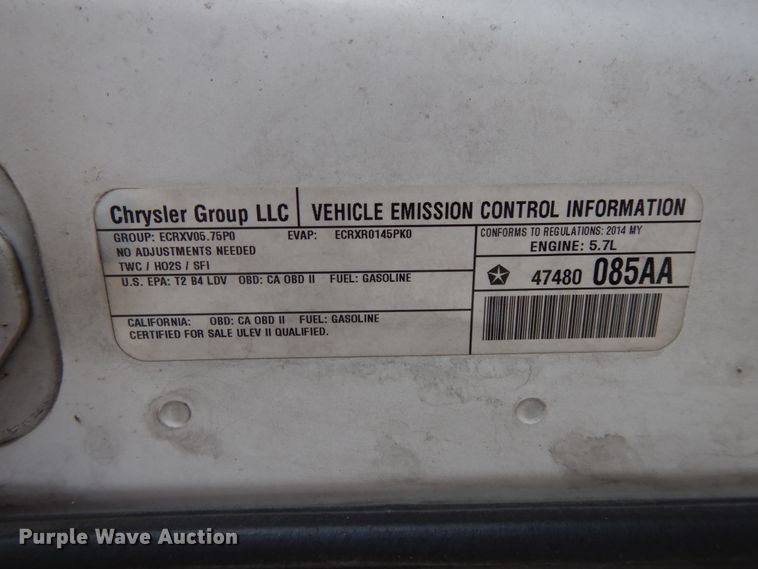 image for item HG9080 2014 Dodge Charger Police