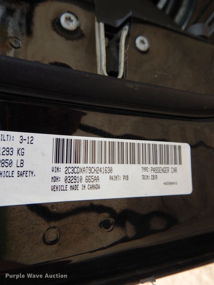 image for item HG9081 2012 Dodge Charger Police