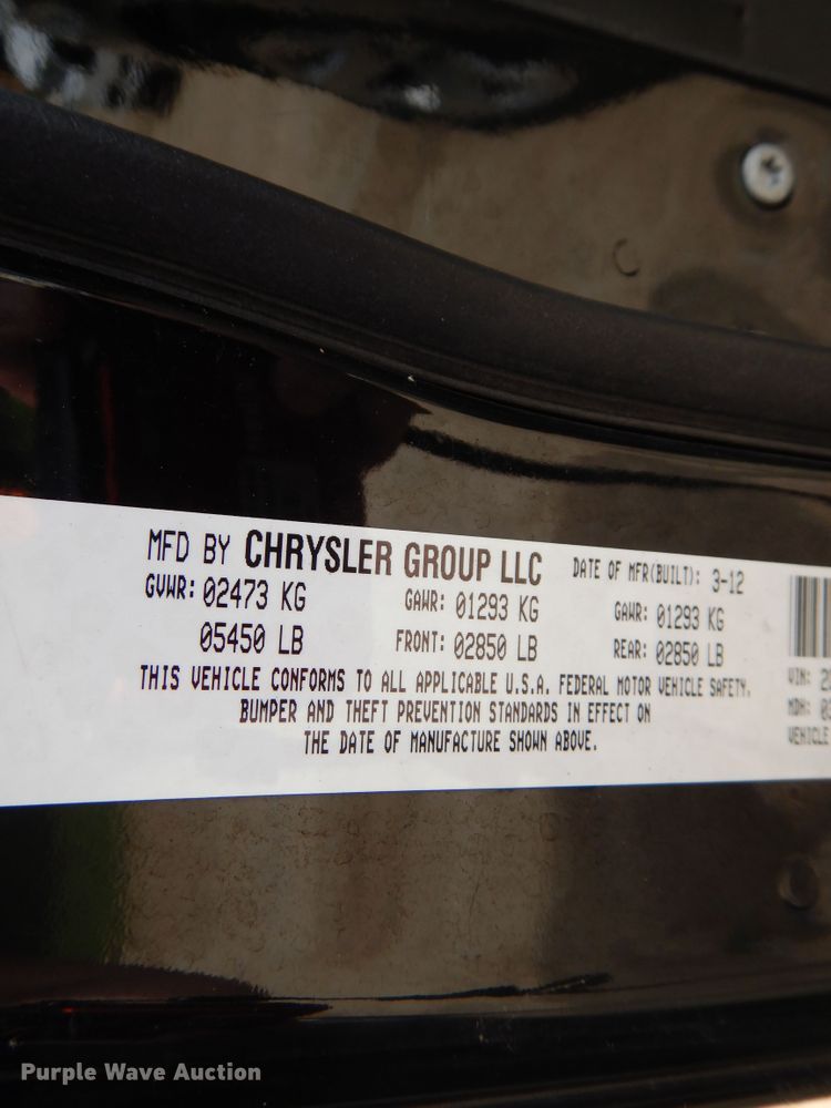 image for item HG9081 2012 Dodge Charger Police