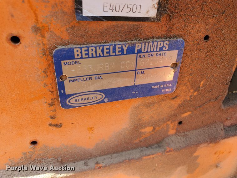 image for item HK9059 Berkley T-2B3JRBM CCW pump