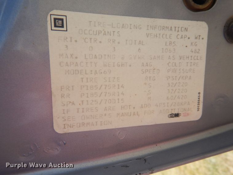 image for item HM9068 1996 Buick Century