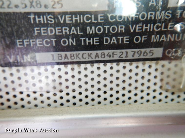 image for item HM9069 2004 Blue Bird All American FE  school bus