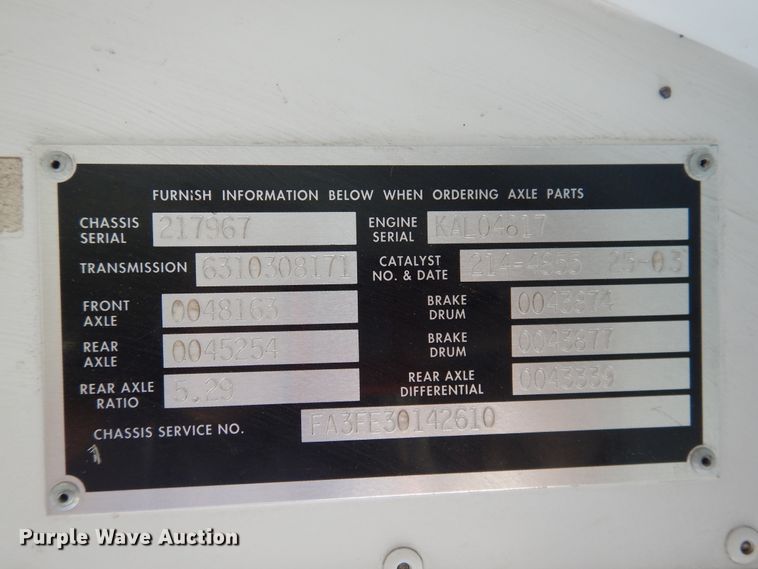 image for item HM9070 2004 Blue Bird All American FE  school bus