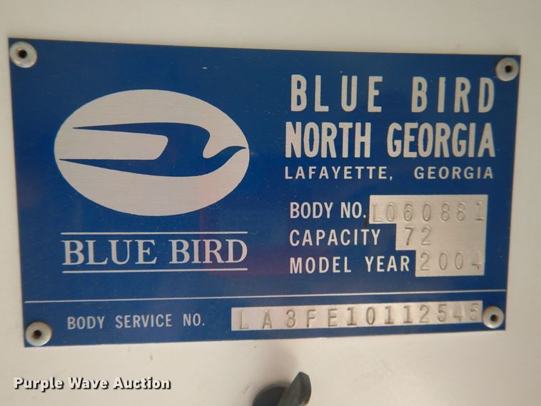 image for item HM9070 2004 Blue Bird All American FE  school bus