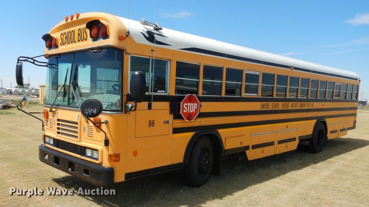 image for item HM9071 2002 Blue Bird All American  school bus