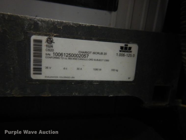 image for item HM9111 Chariot IScrub 20 floor buffer