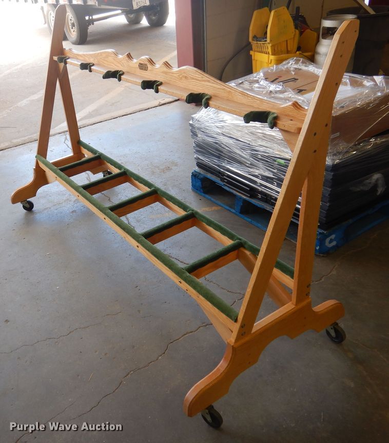 Sherrard rollaway instrument stand rack in Garden City, KS Item HM9112 sold Purple Wave