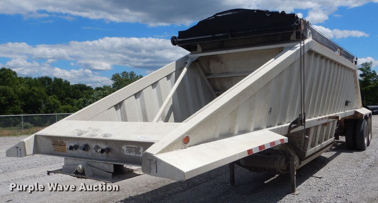 image for item HM9614 2012 Construction Trailer Specialist, Inc. bottom dump trailer