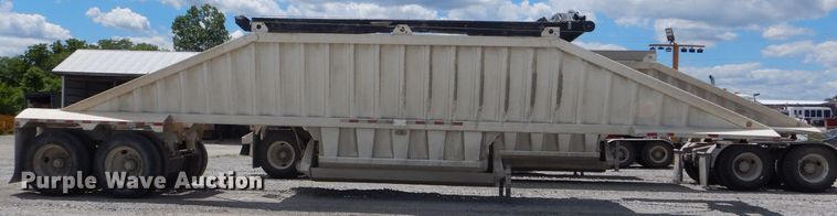 image for item HM9614 2012 Construction Trailer Specialist, Inc. bottom dump trailer