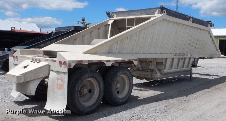 image for item HM9614 2012 Construction Trailer Specialist, Inc. bottom dump trailer