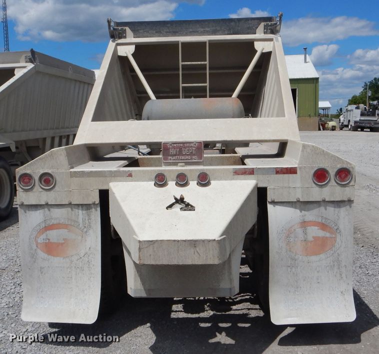 image for item HM9614 2012 Construction Trailer Specialist, Inc. bottom dump trailer