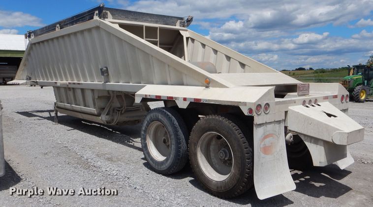 image for item HM9614 2012 Construction Trailer Specialist, Inc. bottom dump trailer
