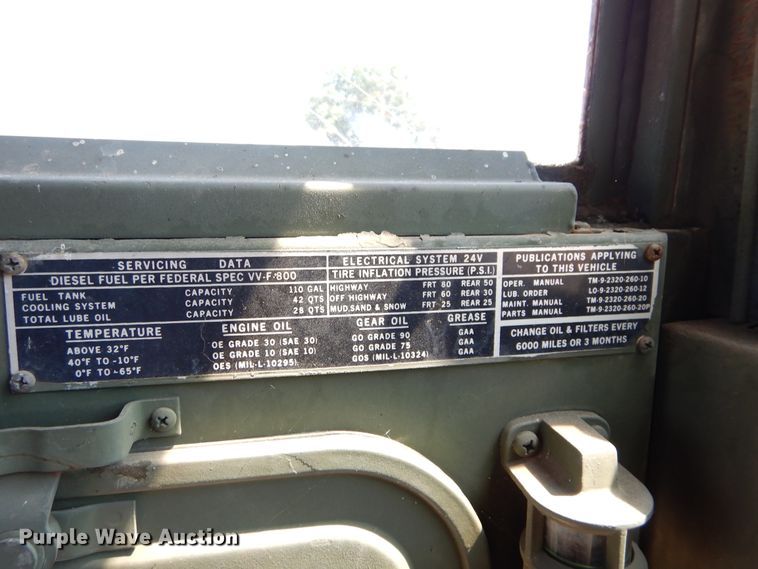 image for item HS9662 Am General M818  pumper fire truck