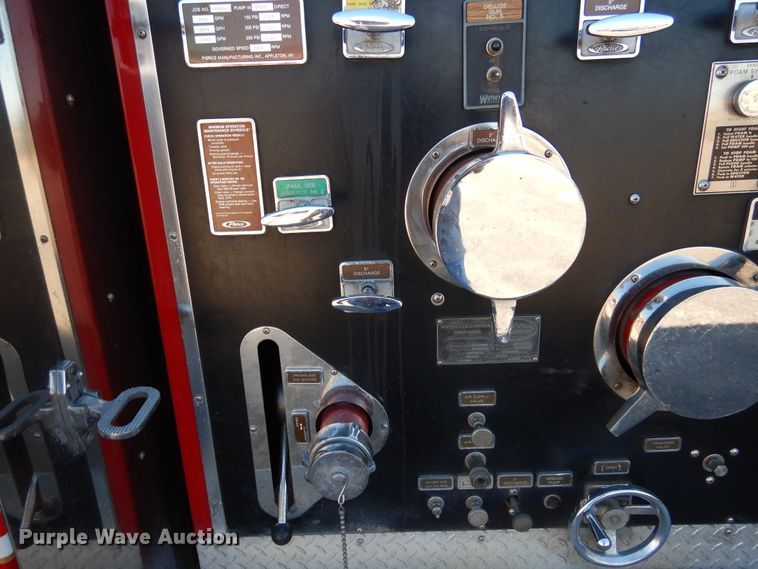 image for item HV9199 1989 Pierce Lance  pumper fire truck