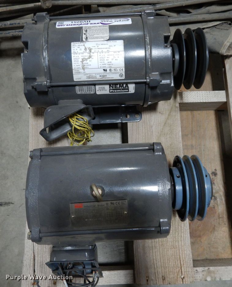 image for item HV9251 (2) Dayton electric motors