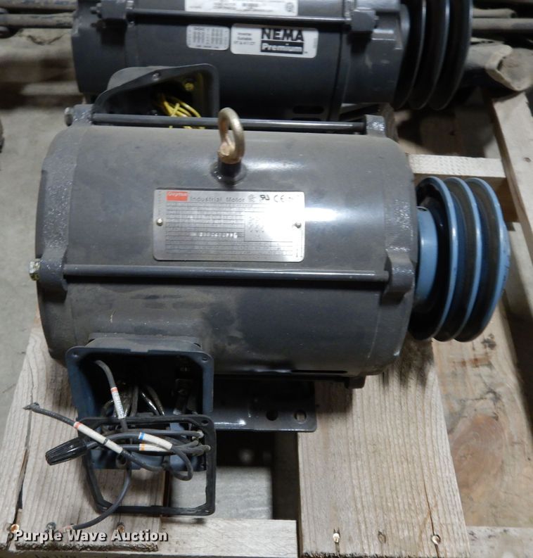 image for item HV9251 (2) Dayton electric motors