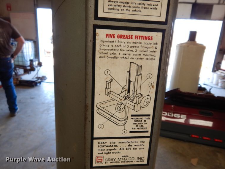 image for item HV9253 Gray TNT550 air lift