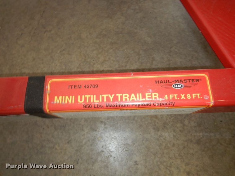 image for item HV9325 2012 Haul Master utility trailer