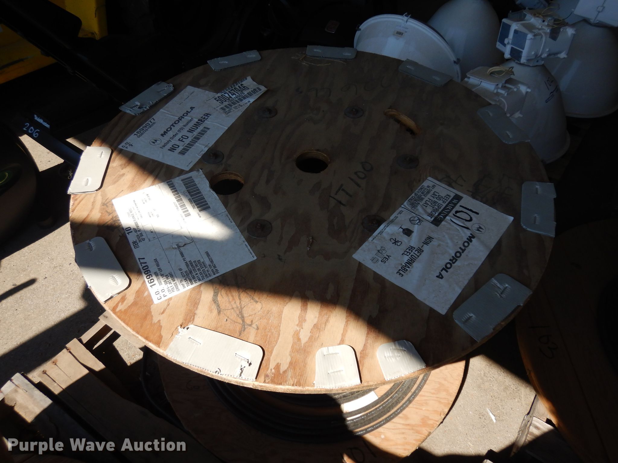 (3) rolls of cable in Tulsa, OK Item GW9185 sold Purple Wave