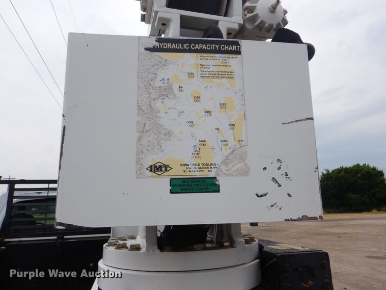 image for item AE9744 2008 Chevrolet C5500  utility bed truck with crane