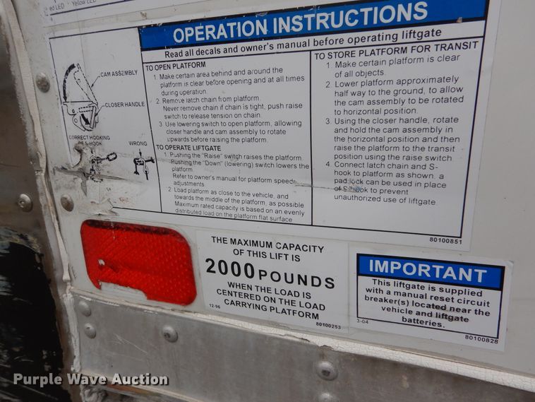 image for item DA8391 2005 UD Nissan 2300LP  refrigerated truck