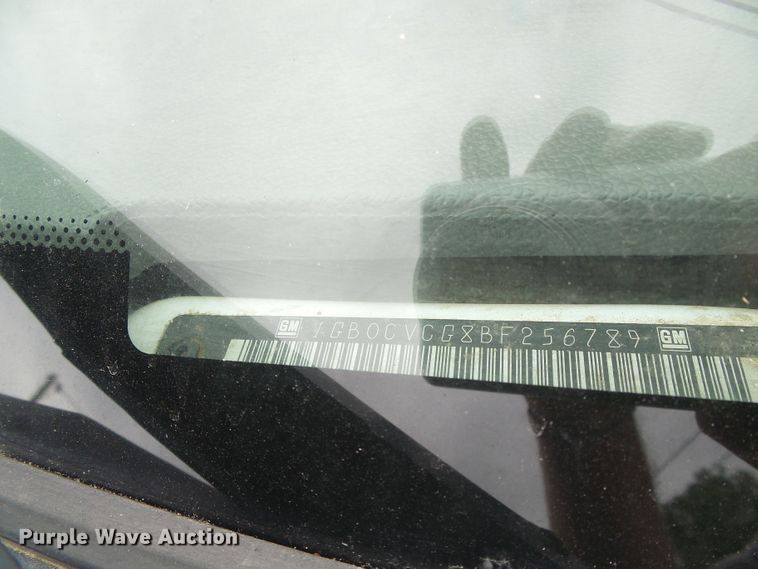 image for item DD0480 2011 Chevrolet 2500HD  utility bed pickup truck