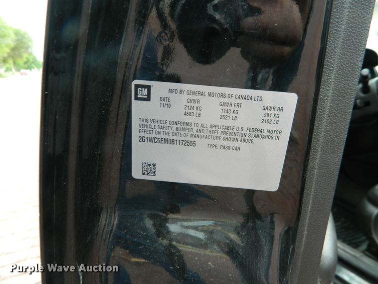 image for item DE4462 2011 Chevrolet Impala