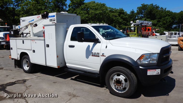 image for item DF5384 2014 Dodge Ram 5500  service truck with crane