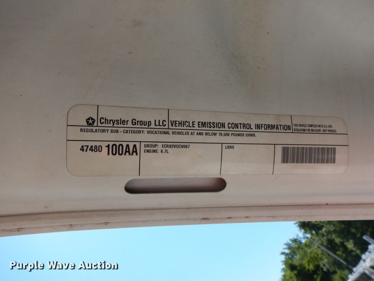 image for item DF5384 2014 Dodge Ram 5500  service truck with crane